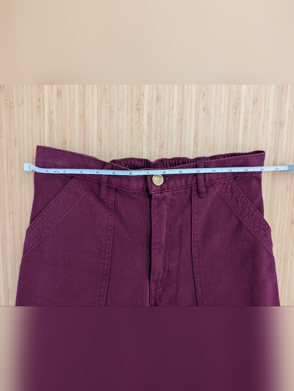 Big Bud Press Work Pants burgundy red - Picture 5 of 6